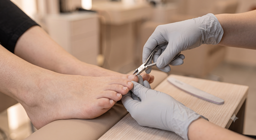 Foot nail trim & file