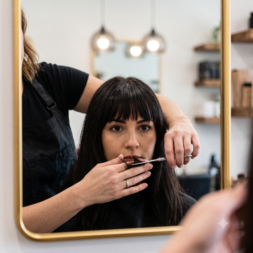 Bangs trim